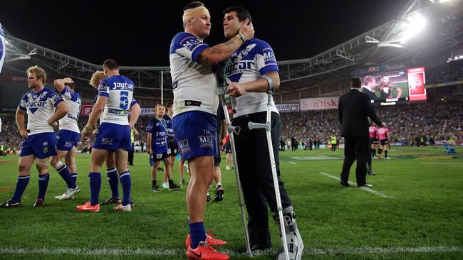 Michael Ennis missed the 2014 grand final against the Rabbitohs with injury