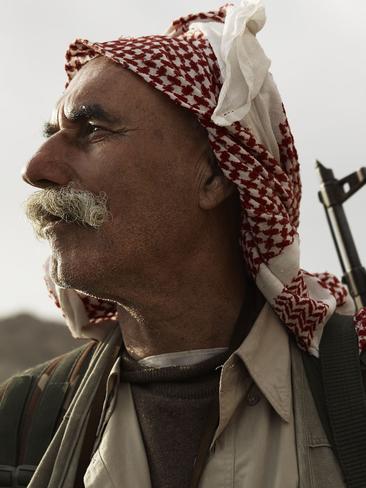 Yezidi Volunteer Fighter, Sinjar Mountain, Iraq. NYC photographer Joey L. travels to Iraqi Kurdistan and Syria to tell the story of guerilla groups fighting IS. Picture: Joey L.