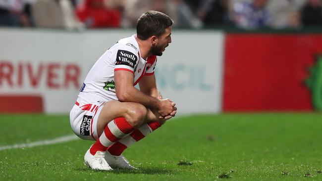 Hunt has been made the scapegoat for the Dragons’ form slump. (Brett Costello)