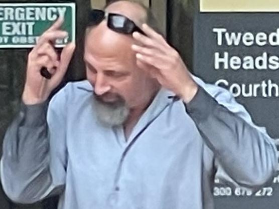 Bryce Tupling, 52, outside Tweed Heads Local Court. Picture: Sam Stolz