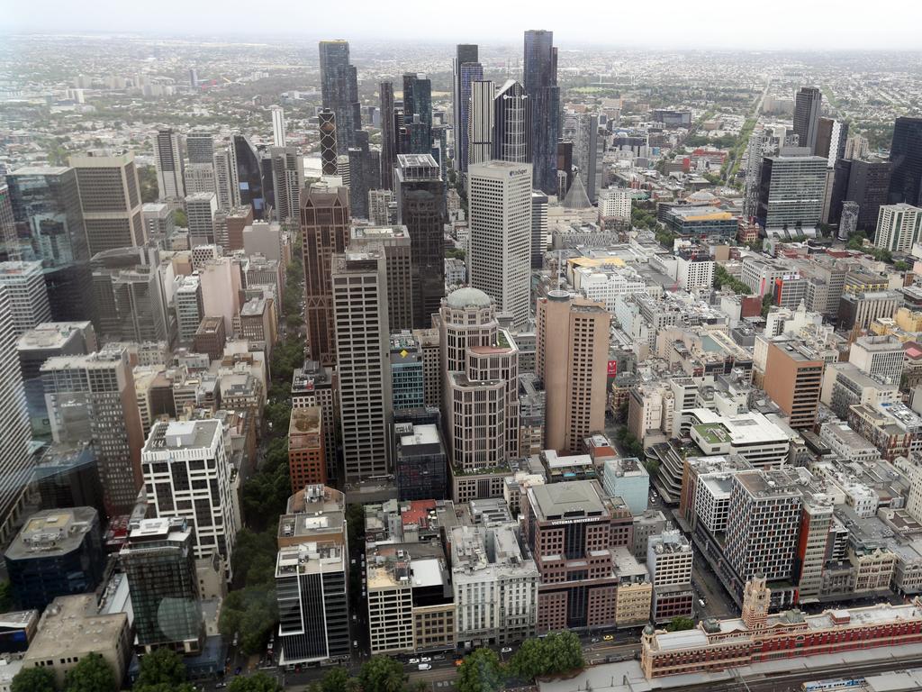 Melbourne’s population is projected to be pass nine million by 2050. Picture: David Crosling