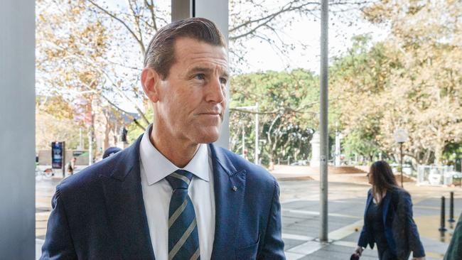 Ben Roberts-Smith arrives at Federal Court on Friday to appeal following his failed defamation case. Picture: NewsWire / Max Mason-Hubers