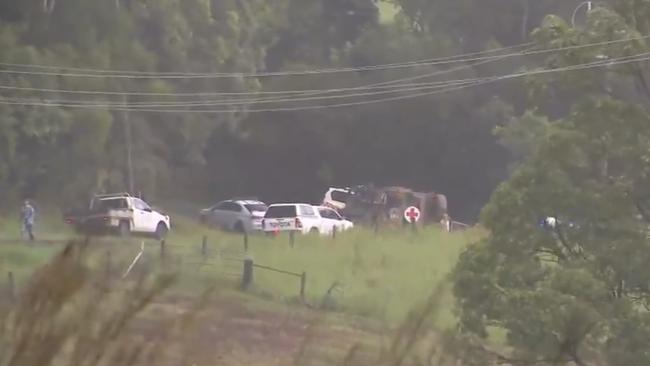 Six Australian Defence Force personnel have suffered serious injuries following an incident involving two Army trucks in flood-alerted northern NSW. Picture: 9 NEWS