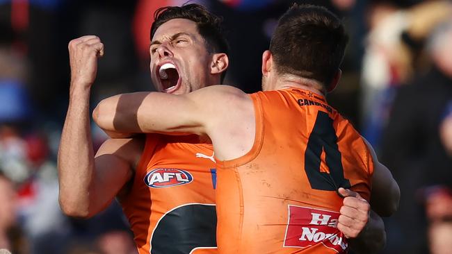 Will GWS climb further this season? Our experts are split on the Giants’ line. Picture: Michael Klein.