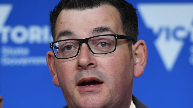 Daniel Andrews’ Cabinet has chosen its preferred North East Link route. Picture: AAP Image/Julian Smith