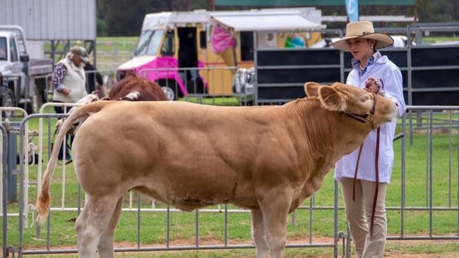 Jorja McIntyre is passionate about breeding cattle and producing exceptional quality meat. After qualifying for the South Burnett Sub-chamber in May she is hoping to ensure herself a place at the Ekka. PHOTO: Supplied