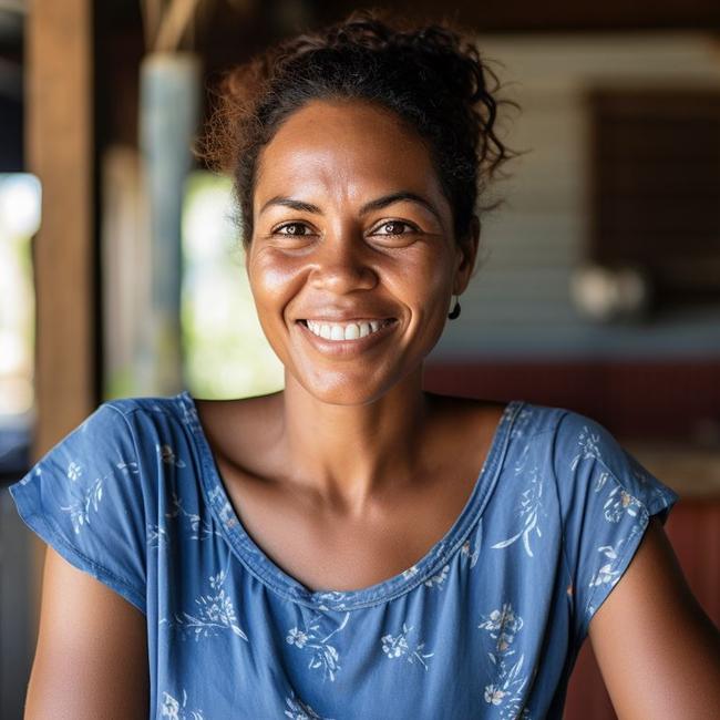 Thursday Island Woman generated by AI