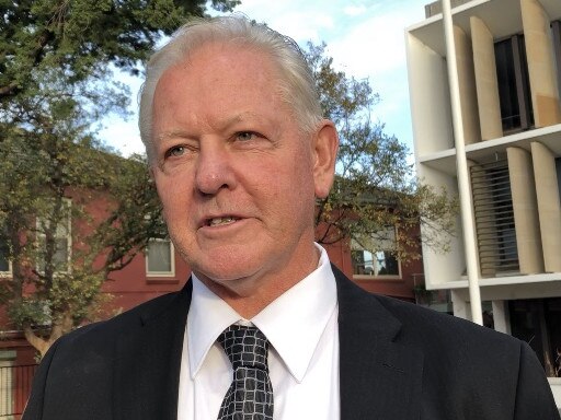 Jeff Dakers outside Wollongong Court on June 14.