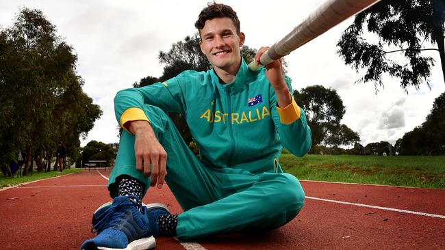 Commonwealth champion pole vaulter Kurtis Marschall burst on to the international stage as a teenager at the 2016 Rio Olympics. Picture: Bianca De Marchi