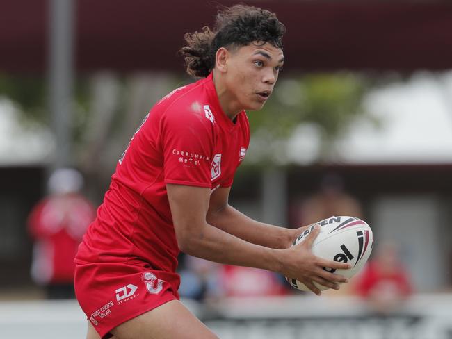 The Broncos Academy has unearthed young flyer, the brother of Storm star Xavier Coates, Philip. Picture: Regi Varghese