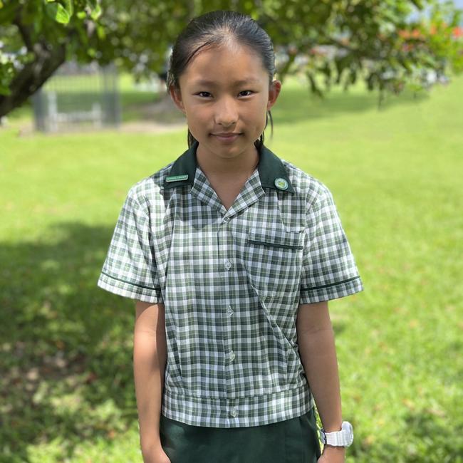 Amika Morinaga, school leader at St Francis Xavier's School. Photo: supplied