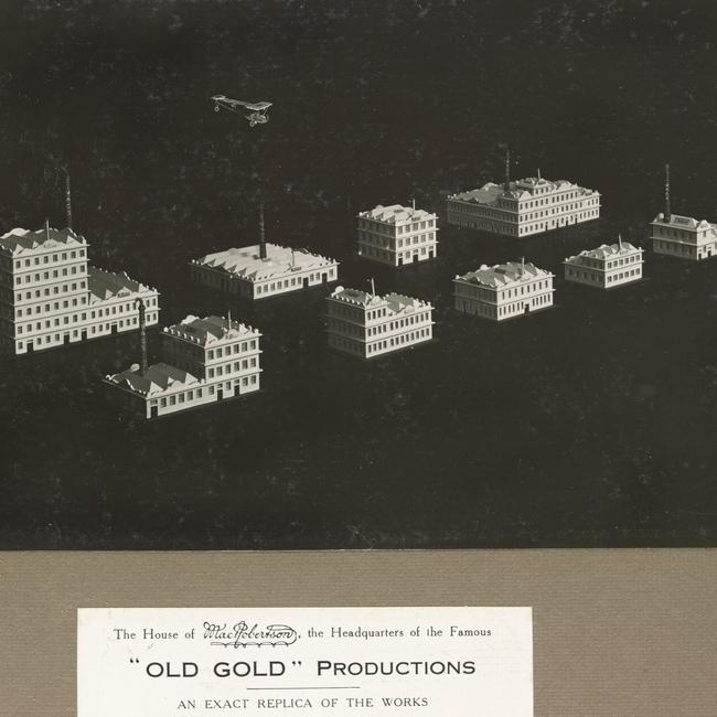 Models of MacRobertson's chocolate factory in Fitzroy in the early 1900s. Picture: State Library of Victoria.