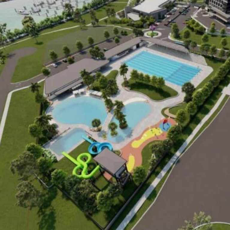 The proposed development of Zen Dev’s aquatic and recreational facility will be debated at the council meeting on March 1. Picture: supplied.