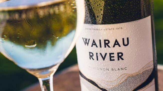Business class passengers are offered Wairau River Marlborough Sauvignon Blanc NZ. Picture: Facebook
