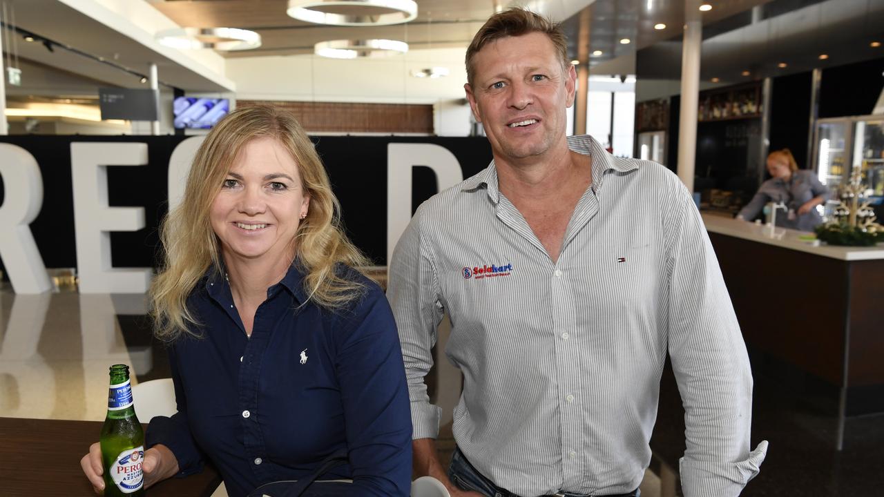 Beth and Daniel Rodda of Solahart at the Future Toowoomba lunch at Wellcamp Airport, Friday, December 3, 2021. Picture: Kevin Farmer