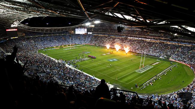 A State of Origin match at ANZ Stadium.