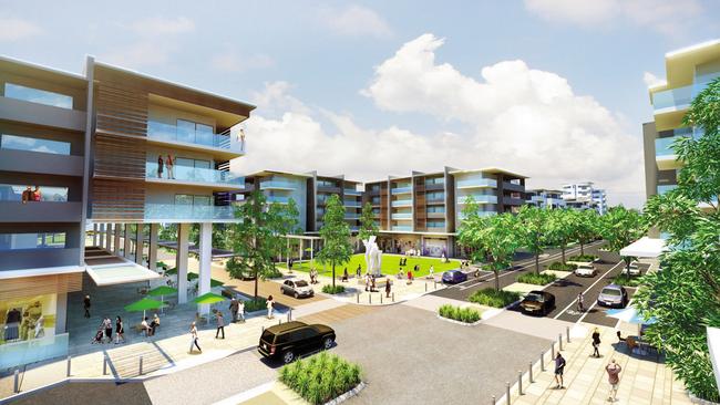 Artist's impression of Carseldine Urban Village.