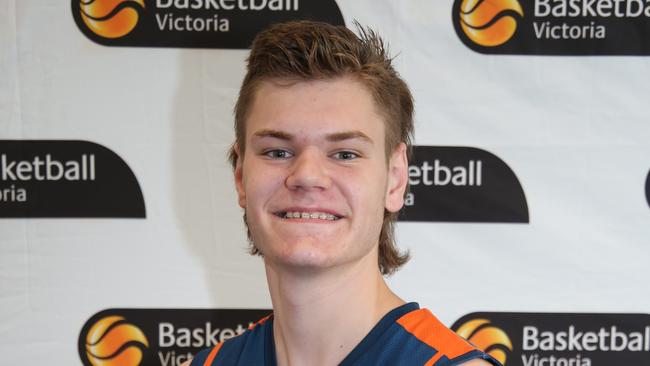 Ballarat's Lucas Impey is able to play several positions. Photo: Basketball Victoria.