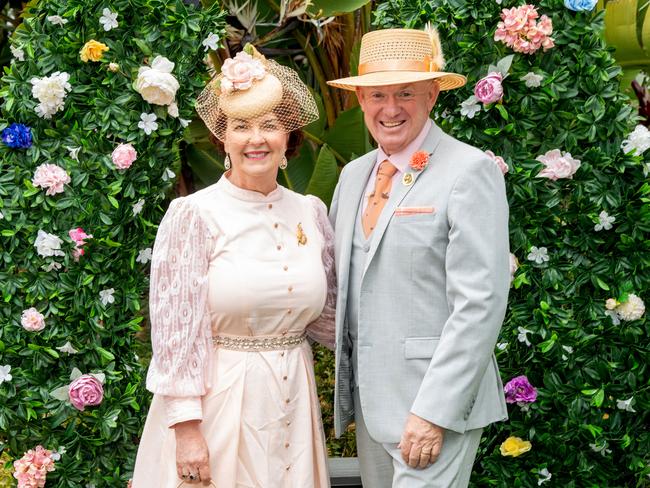 Catherine and Paul Johnston. IEquine Toowoomba Weetwood Raceday - Clifford Park Saturday September 28, 2024 Picture: Bev Lacey