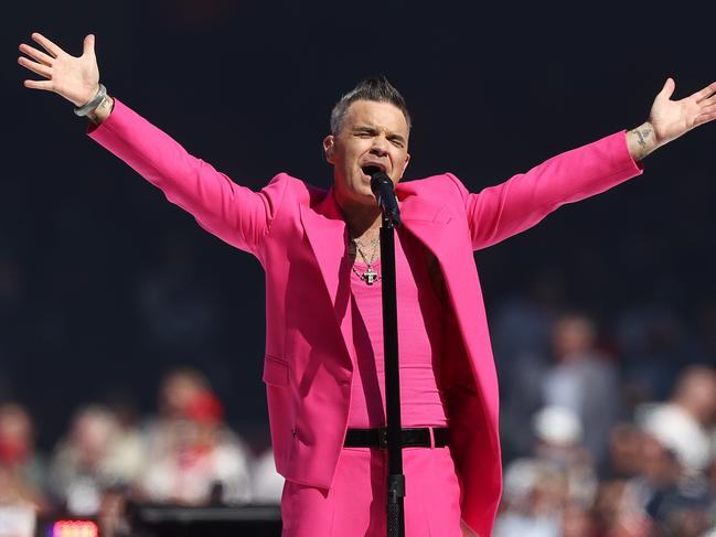 Robbie Williams will tour Australia in 2023. Picture: Michael Klein
