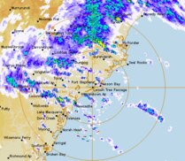 Wild weather continues to lash the east coast. Picture: BOM via NCA NewsWire