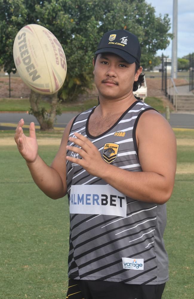 Sunshine Coast Falcons Mal Meninga Cup player for 2023, Riley Boaza. Picture: Eddie Franklin