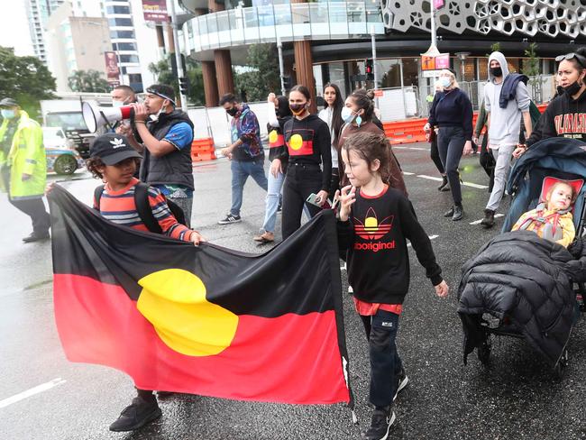 NAIDOC Week March. Pic Annette Dew