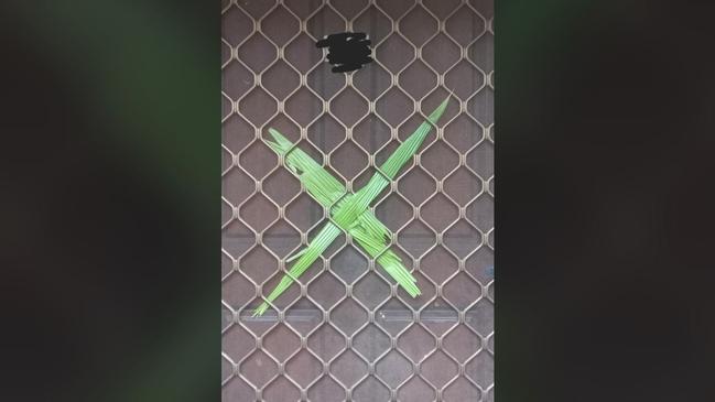 The X left on the Queensland home. Picture: Reddit