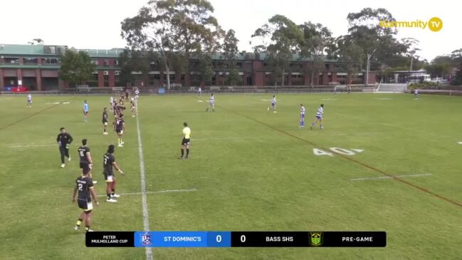 Replay: St Dominic's College v Bass High School - Peter Mulholland Cup Round 3