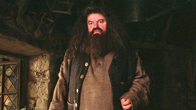 Robbie Coltrane as Hagrid in Harry Potter. Picture: Supplied