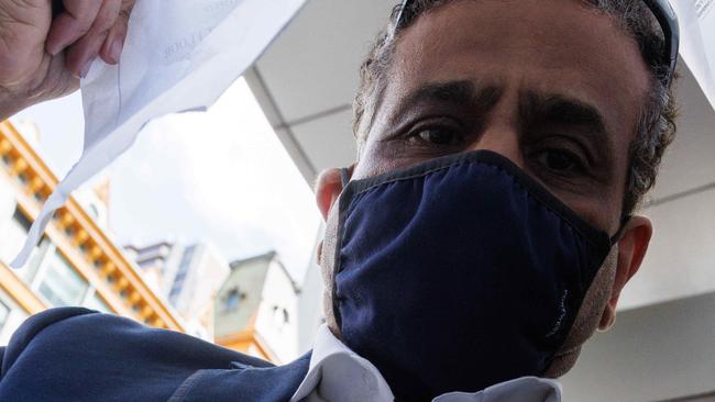 SYDNEY, AUSTRALIA - NewsWire Photos SEPTEMBER, 22, 2023: Bassem Magdy El-Badrawy Fouad, 52, who was found guilty of eight charges following a jury trial. Leaves Downing Centre Court today. Picture: NCA NewsWire / David Swift