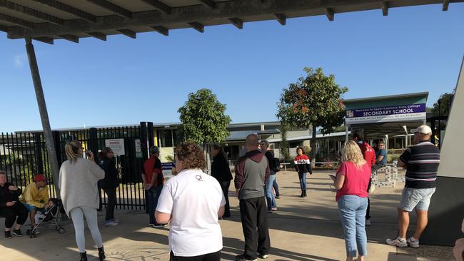 Upper Coomera State College is in lockdown for the second time on the same day. Picture: Amber MacPherson