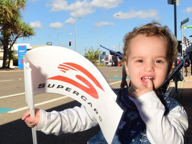 Supercars Transporter Parade in Townsville. Hazel Cashsmore, 2. Picture: Evan Morgan