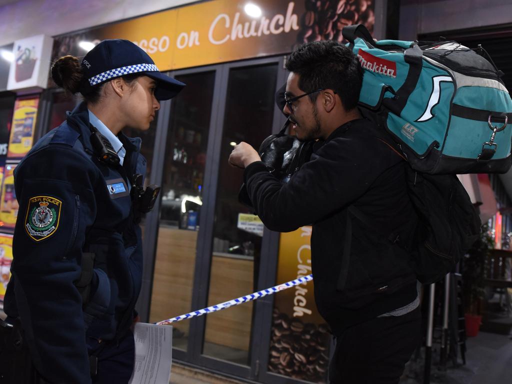 Frightened occupants gathered their belongings and fled after an engineer issued a warning on Friday afternoon. Picture: Flavio Brancaleone