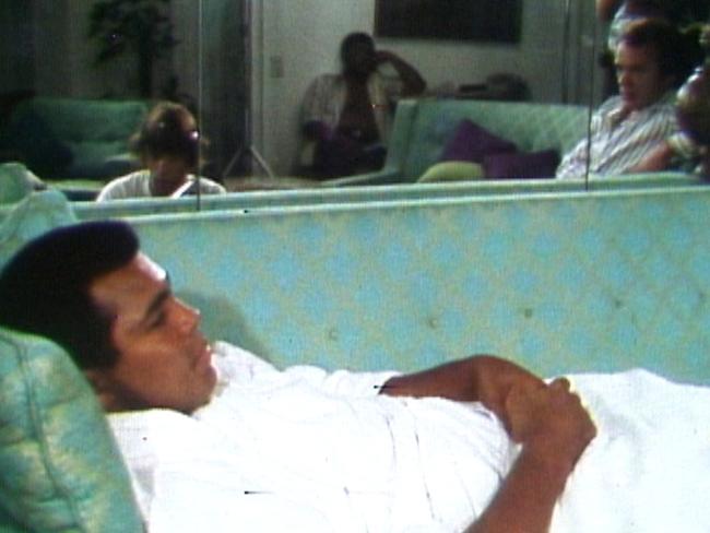 Muhammad Ali with Mike Willesee. Picture: Supplied/Seven.