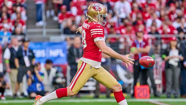 Mitch Wishnowsky has been cut by the San Francisco 49ers. Picture: Robin Alam/ISI Photos/Getty Images