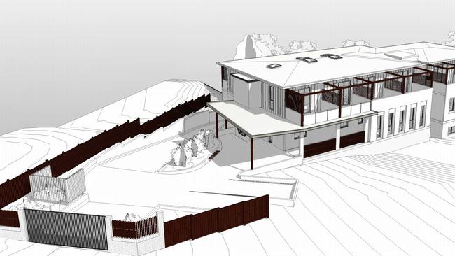 Artist and architectural impressions of the proposed drug and alcohol rehabilitation centre at 74 Glen Rd, Ourimbah.