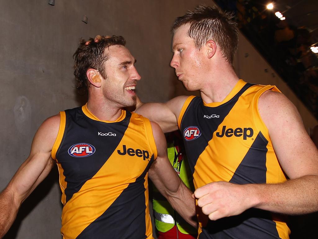 Shane Tuck and Jack Riewoldt