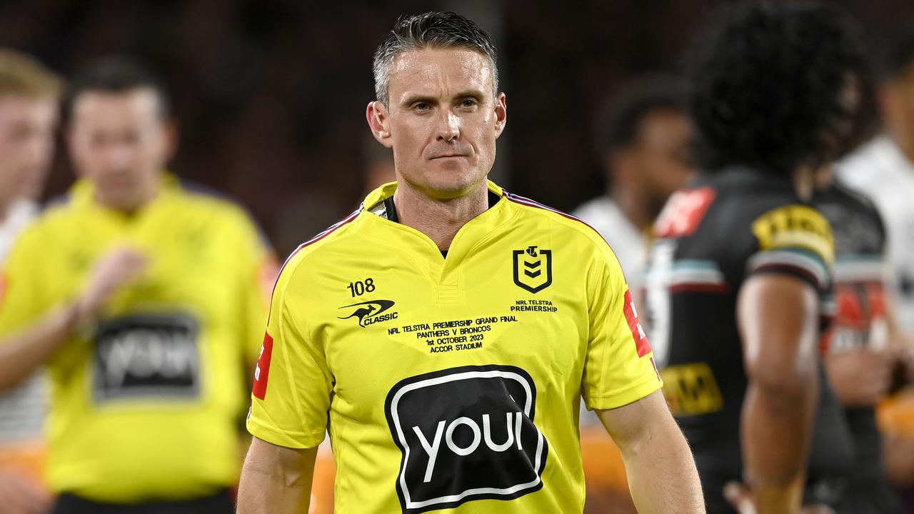 NRL grand final referee Adam Gee. NRL Pics