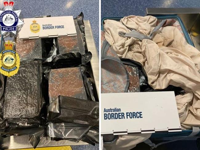 The young man is accused of attemping to bring 20kg of cocaine into Australia.