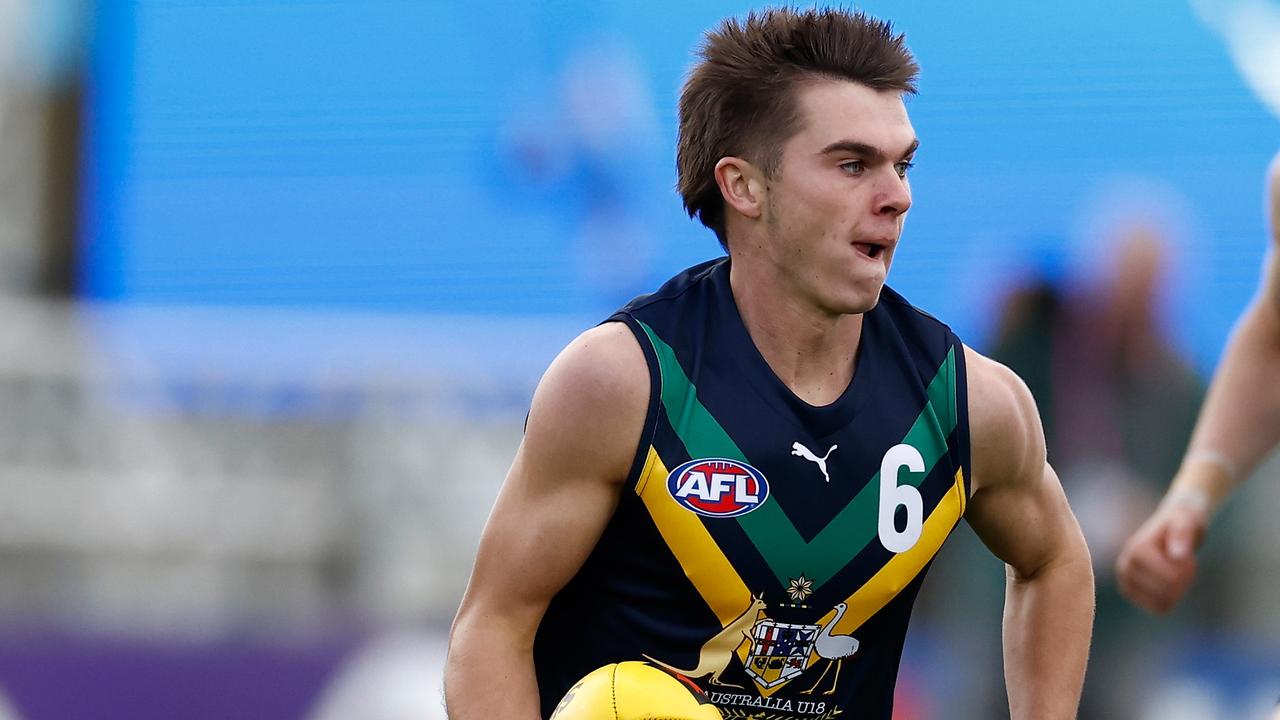 Colby McKercher looks like being Tasmania’s top draft prospect this year. Picture: Getty Images