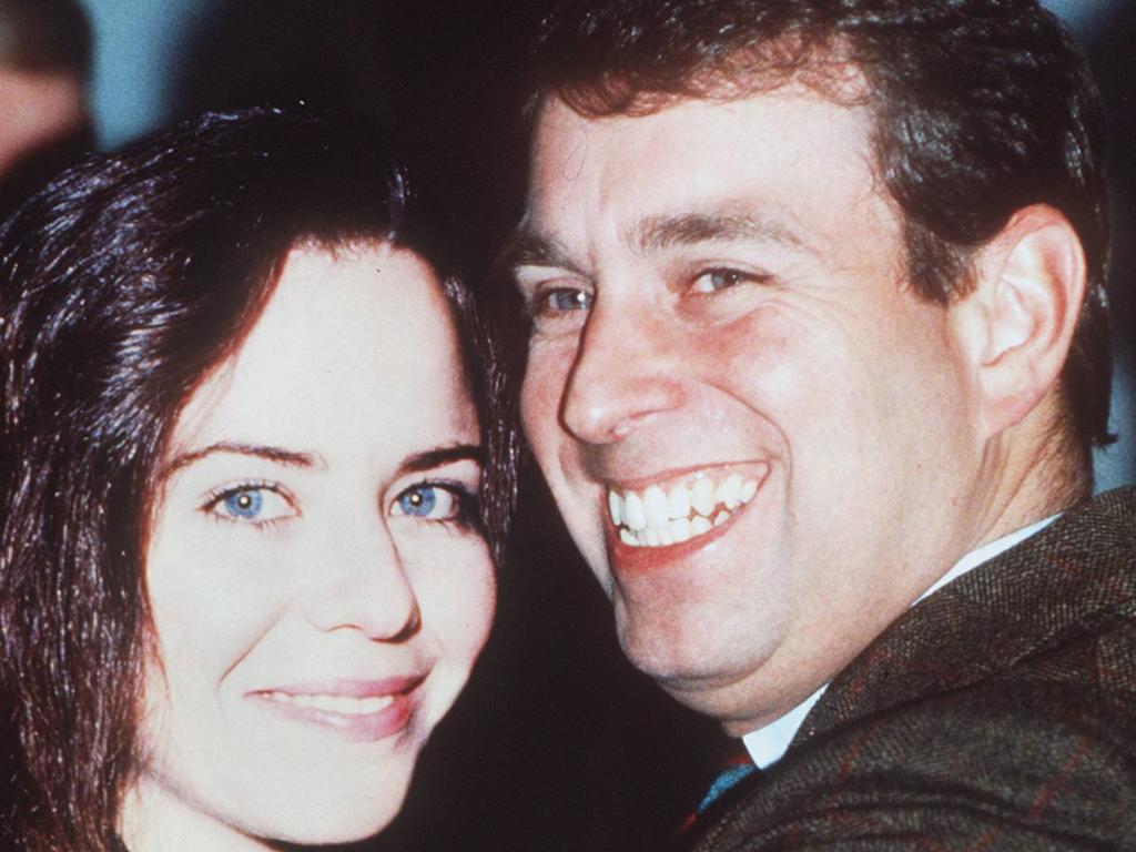 Prince Andrew with his then girlfriend Koo Stark in the early 1980s.