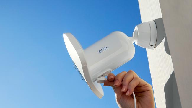 Arlo Pro 3 Floodlight security camera.