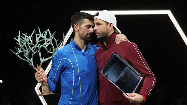 Grigor Dimitrov was gutted. (Photo by Dean Mouhtaropoulos/Getty Images)