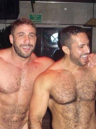 Maths professor Ruggero Freddi and boyfriend Gustavo Alejandro Leguizamon.  Picture:  Supplied