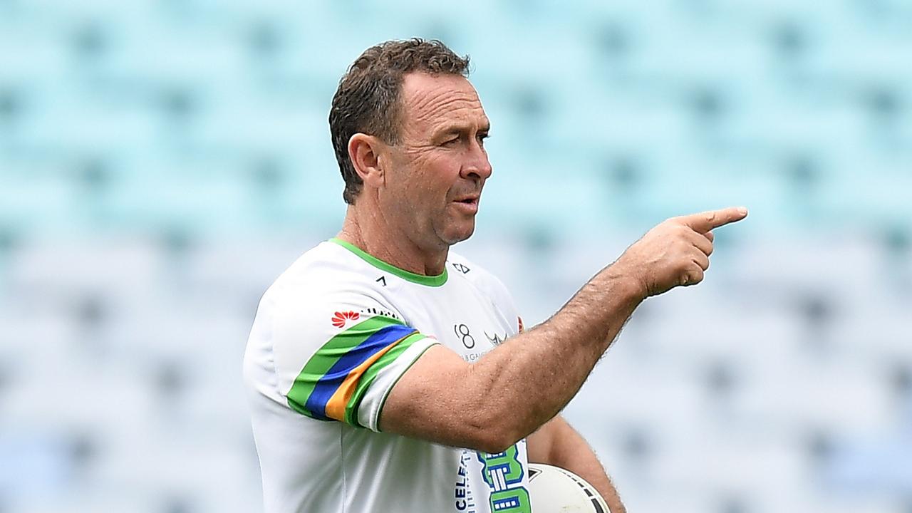 Raiders coach Ricky Stuart wouldn’t buy into his historic feud with referee Ashley Klein.
