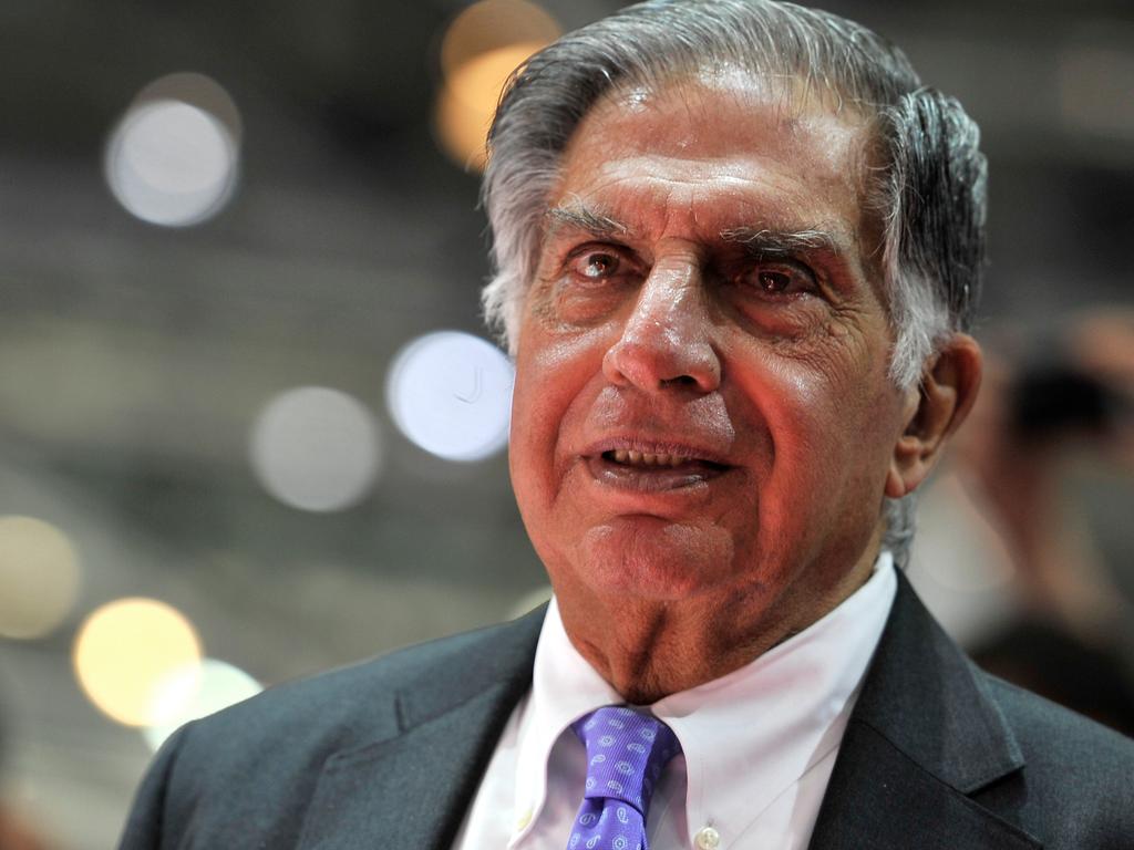 Ratan Tata looks on during the 83rd Geneva Motor Show on March 5, 2013 in Geneva, Switzerland. Picture: Getty Images