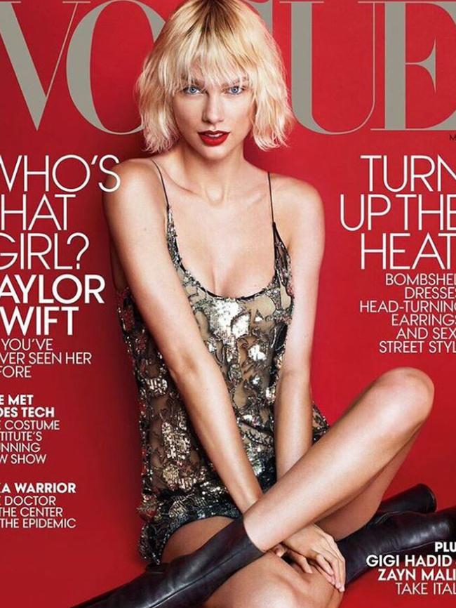 Taylor Swift covers Vogue, May 2016.