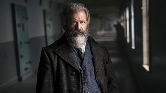 Actor Mel Gibson was hospitalised for COVID-19. Picture: The Professor and the Madman/Transmission Films