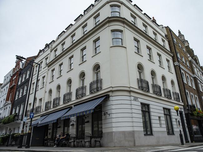 Exclusive members club, Little House Mayfair, in Mayfair, London, U.K. is a short walk from the former home of the couple. Photo: Hollie Adams for National Network News